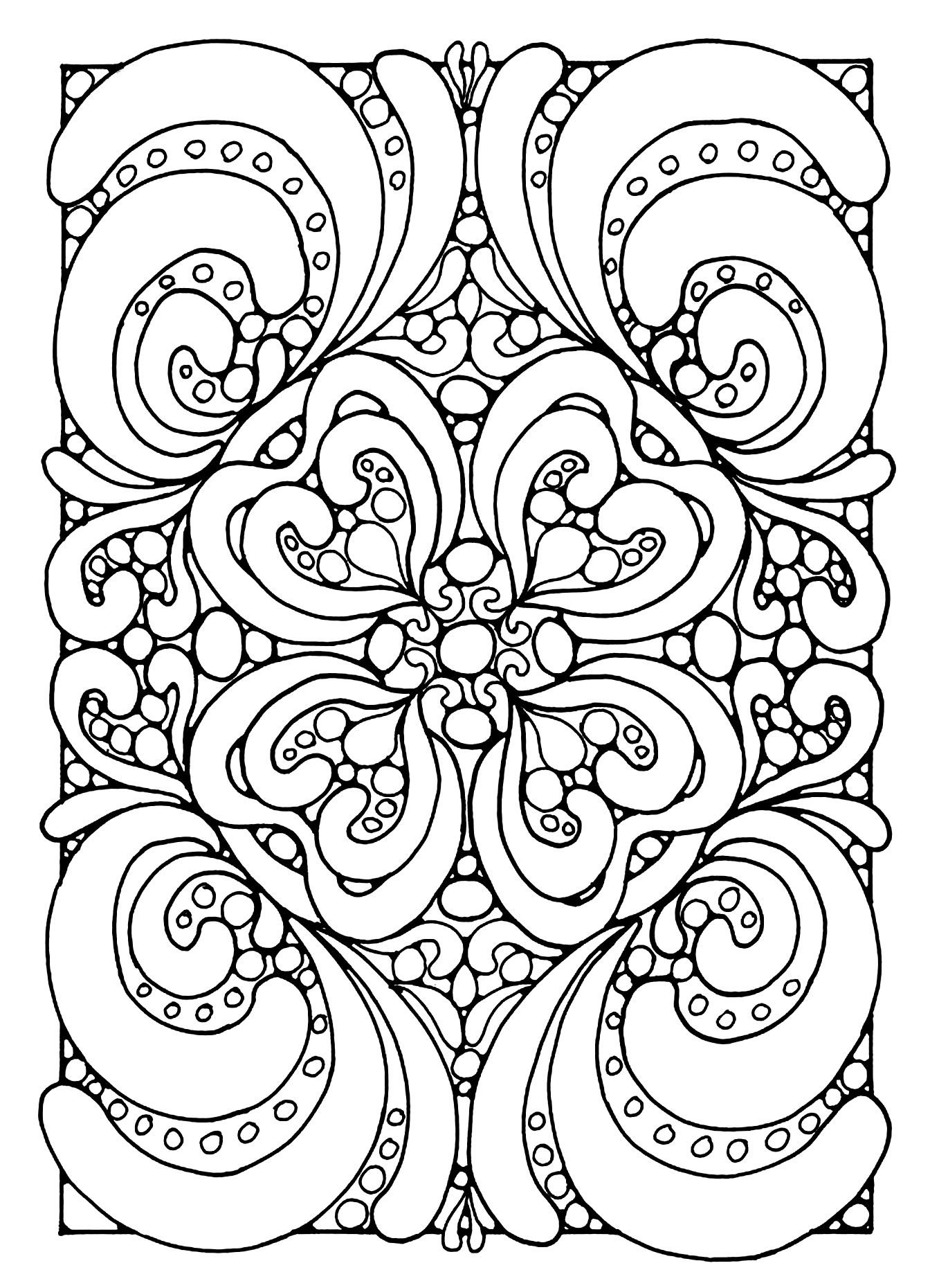 1357x1860 Free Coloring Page Abstract Coloring Pages