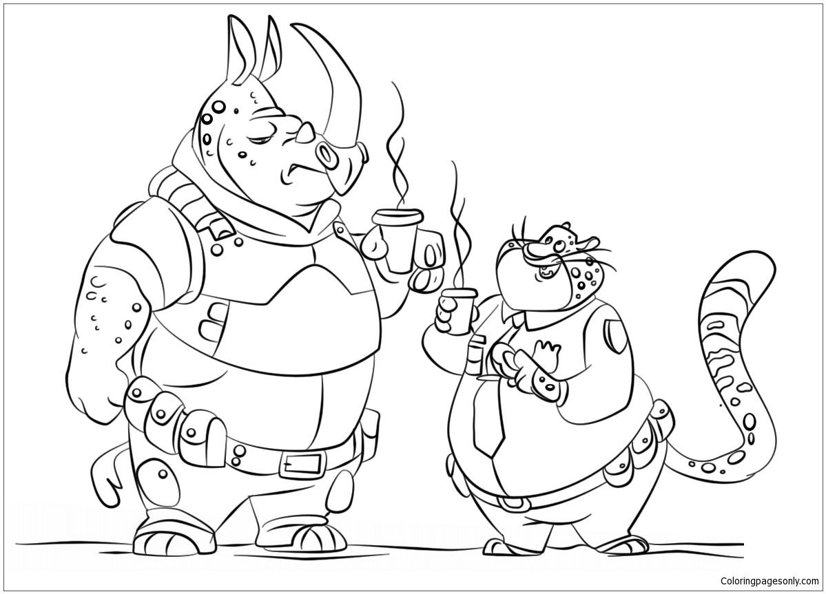 1199x863 Coloring Pictures Of Zootopia Best Of Mchorn And Benjamin