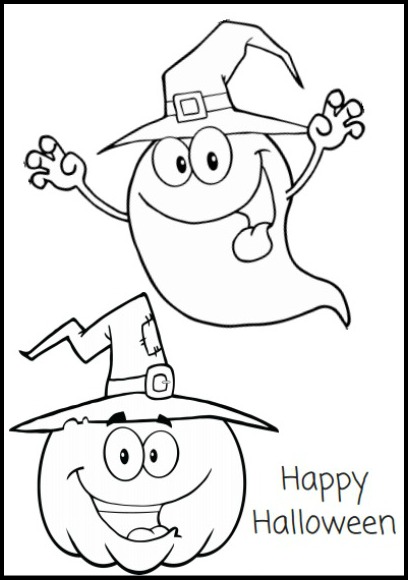 408x580 Free Printable Halloween Coloring Pages And Activity Sheets