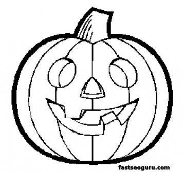 356x338 Halloween Pumpkin Printable Coloring Pages