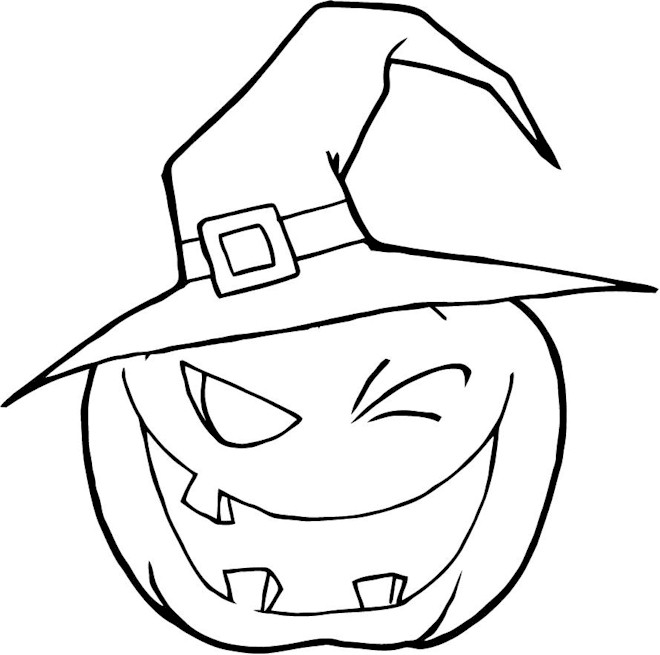 660x655 Printable Halloween Pumpkin Coloring Pages