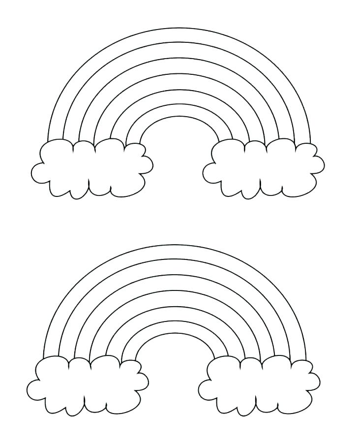 728x910 Printable Rainbow Coloring Page Free Printable Rainbow Coloring