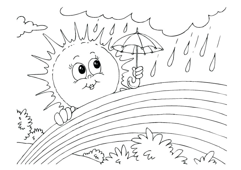 960x680 Big Printable Pictures Of Rainbows Free Rainbow Coloring Pages