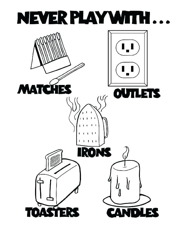 618x800 Fire Department Coloring Pages Free Fire Safety Coloring Pages