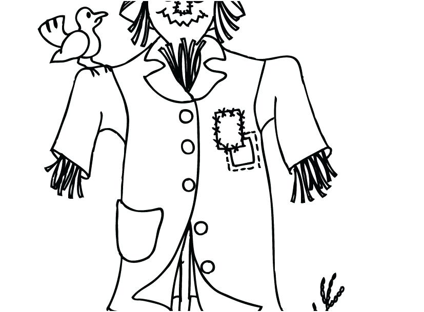 827x609 Scarecrow Coloring Pages Scarecrow Coloring Page Lego Scarecrow