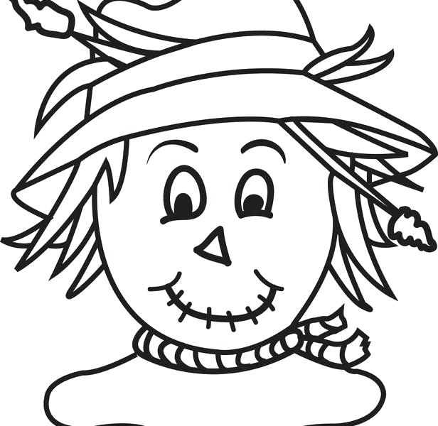 616x600 Scarecrow Coloring Sheet Free Printable Scarecrow Coloring Page