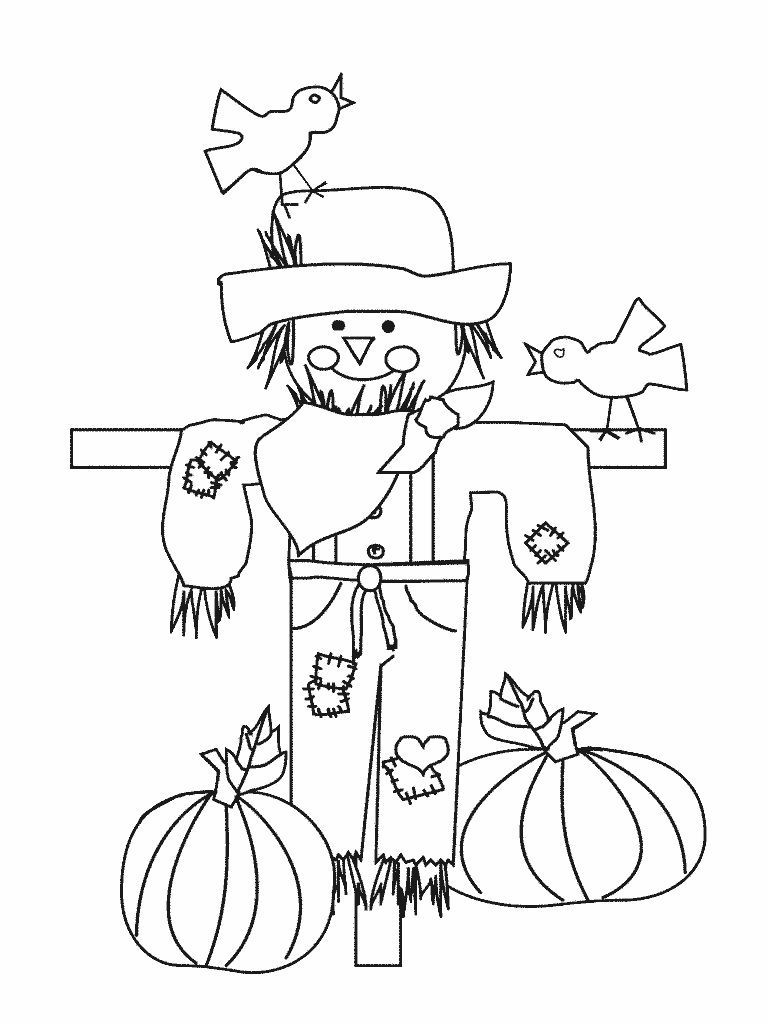 768x1024 Best Scarecrow Coloring Page Wizard Of Oz Free Printable Pages