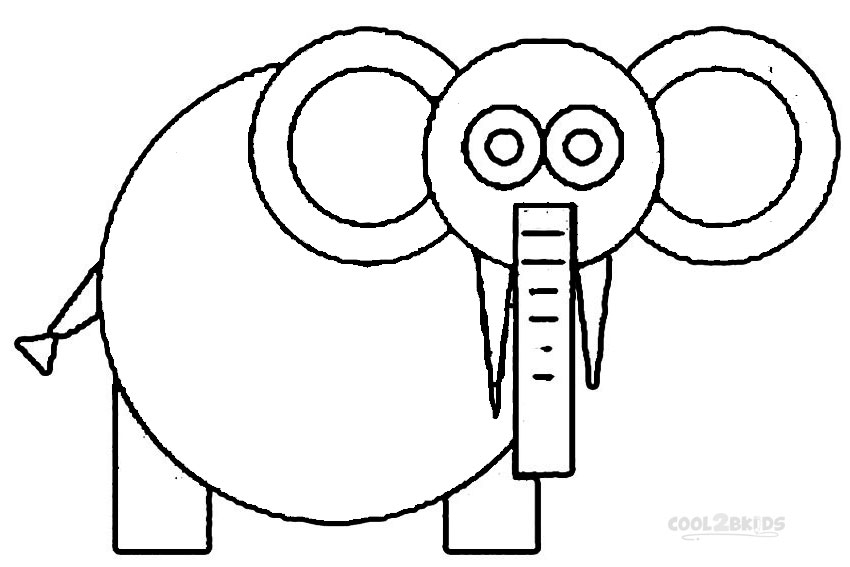 850x567 Printable Shapes Coloring Pages For Kids