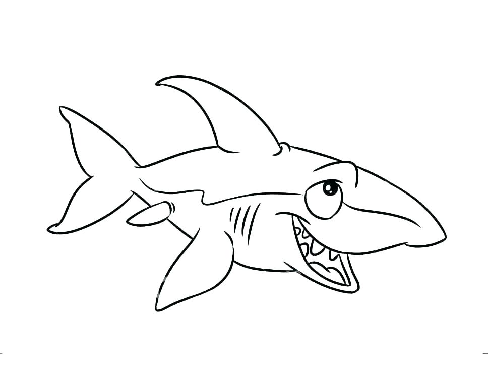 Free Shark Coloring Pages at GetDrawings | Free download