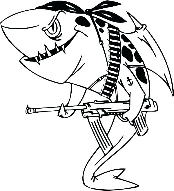 600x661 Free Shark Coloring Pages Shark Color Pages Shark Coloring Pages