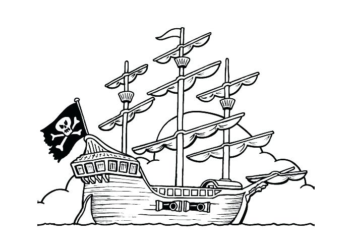 700x500 Pirate Ship Coloring Pages Pirate Ship Coloring Page Ship Coloring