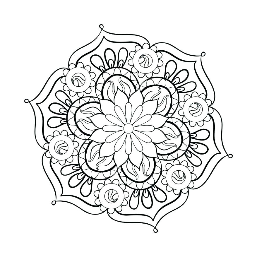 878x878 Mandalas To Color Free Plus Free Mandalas To Print And Color Great