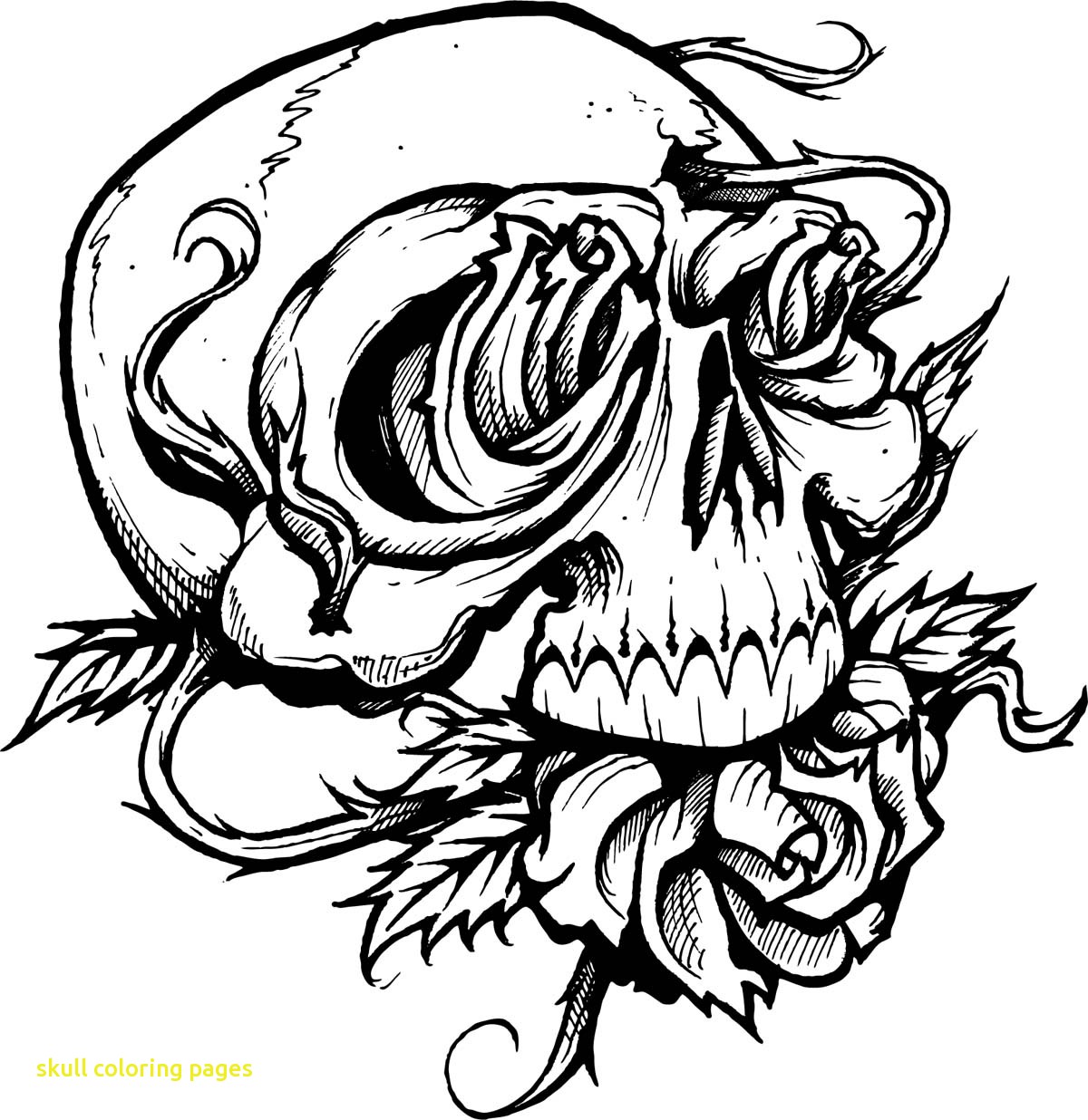 1200x1236 Skull Coloring Pages With Free Printable Skull Coloring Pages