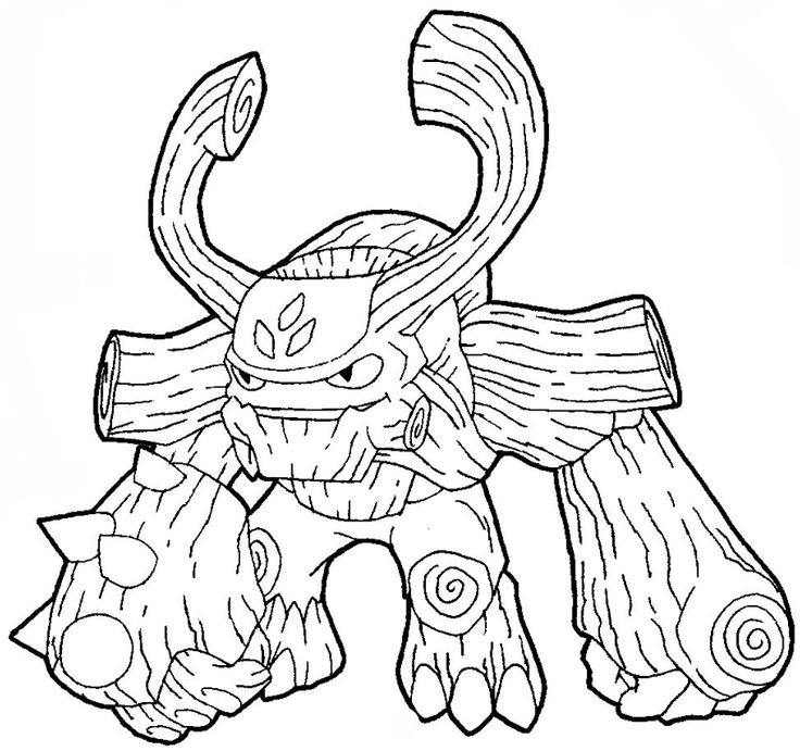 736x691 Printable Skylanders Coloring Pages