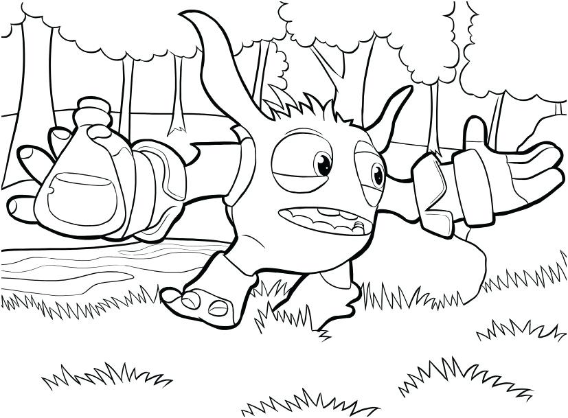 827x609 Skylander Coloring Page Trap Team Coloring Pages Shoot Pop Fizz