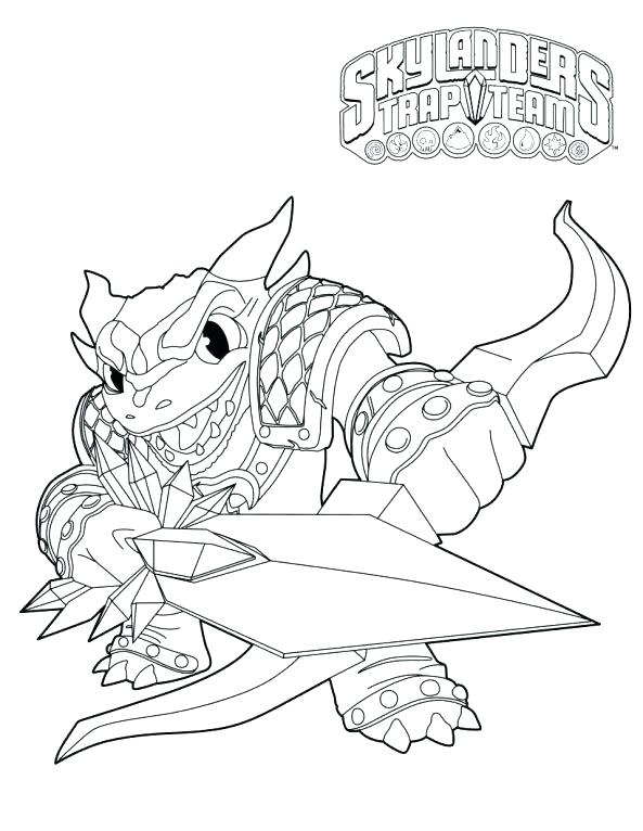593x766 Skylanders Coloring Pictures To Color Coloring Pages Trap Team