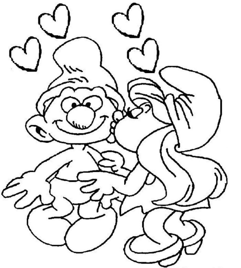 Free Smurf Coloring Pages At Getdrawings Free Download