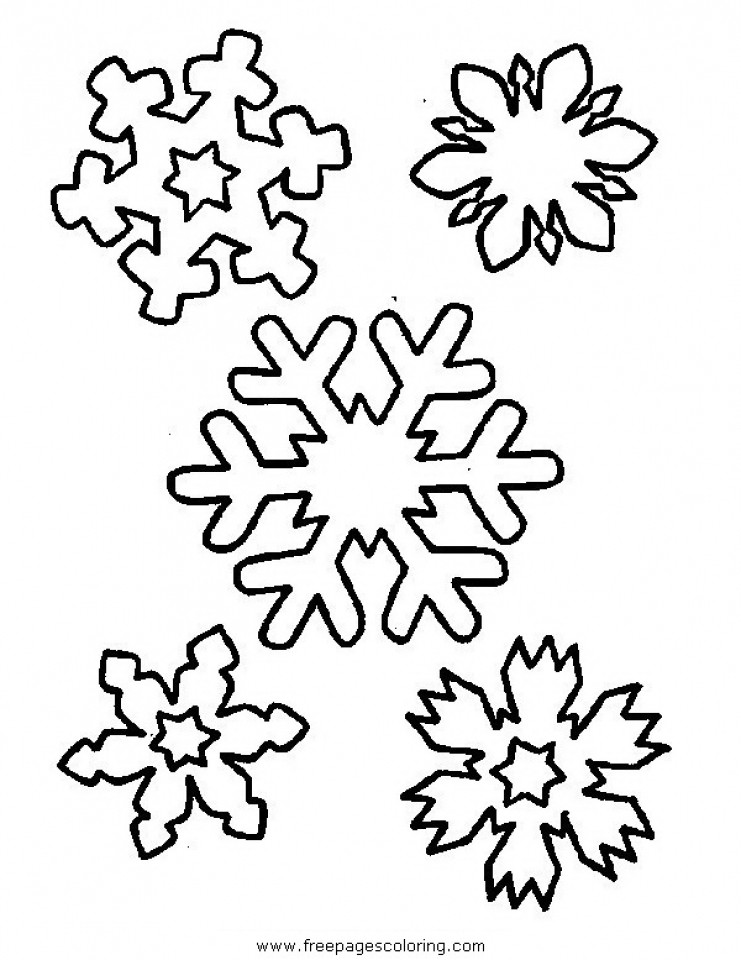 741x960 Get This Free Snowflake Coloring Pages To Print Out Unusual