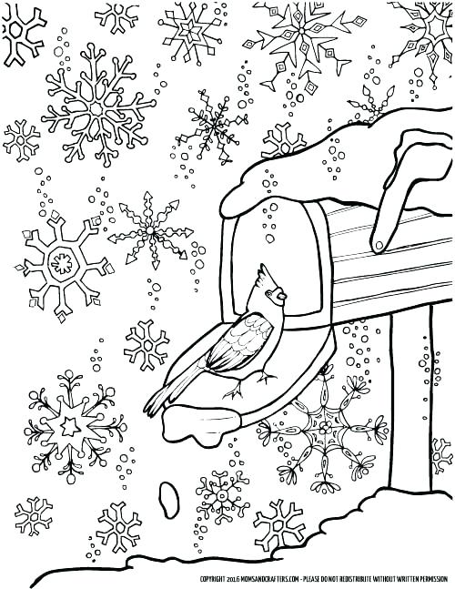 500x647 Printable Snowflake Coloring Pages Free Snowflake Coloring Pages