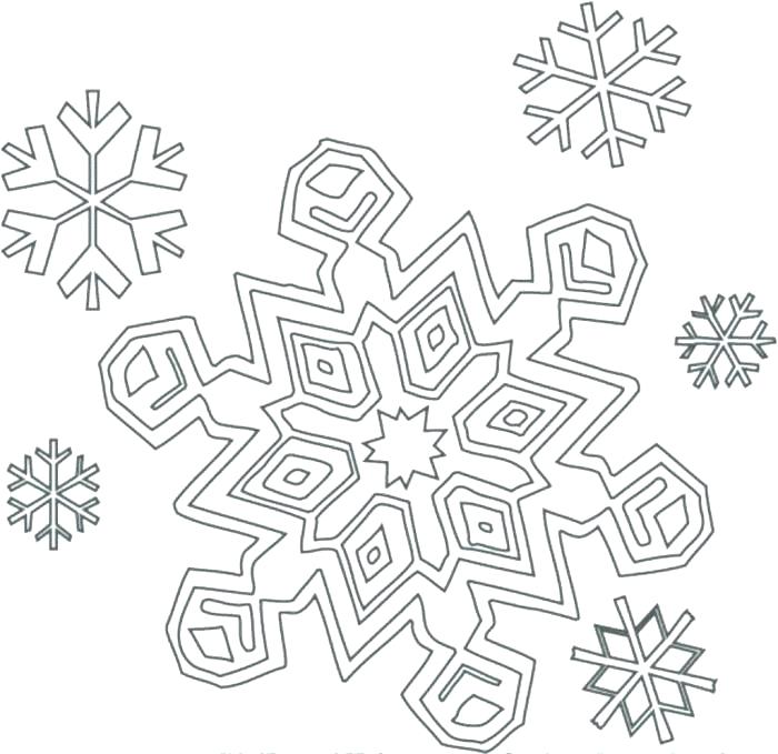 700x679 Printable Snowflake Coloring Pages Snowflake Coloring Pages