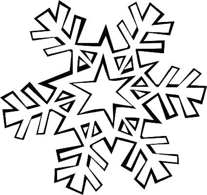 424x400 Snowflake Coloring Pages Printable Snowflake Coloring Pages