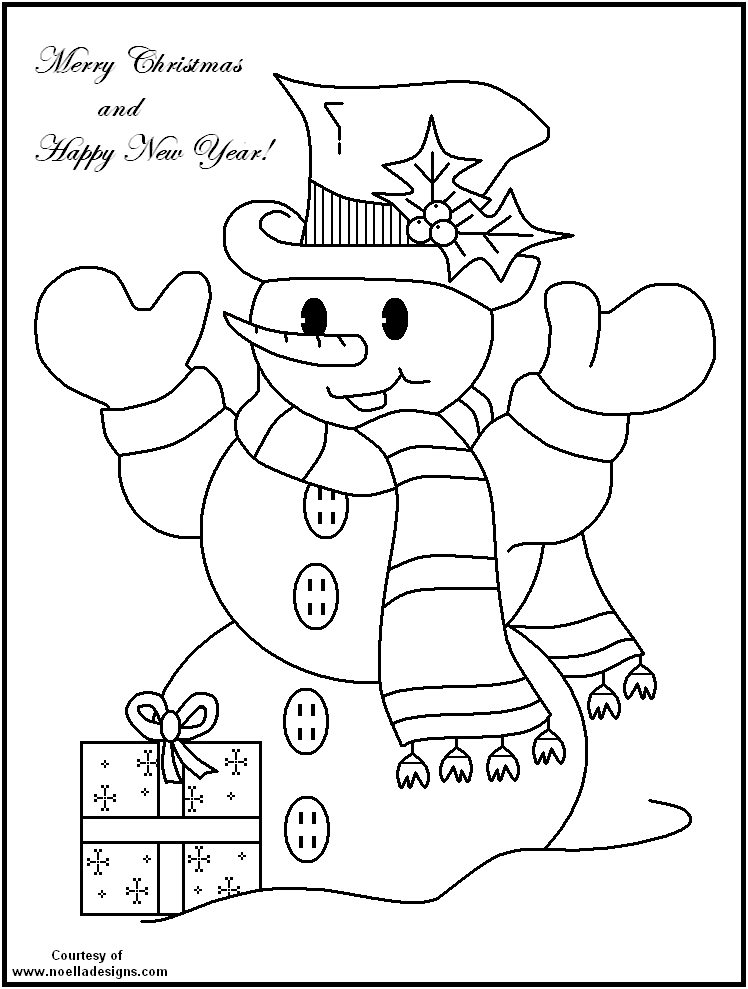 748x989 Snowman Coloring Pages