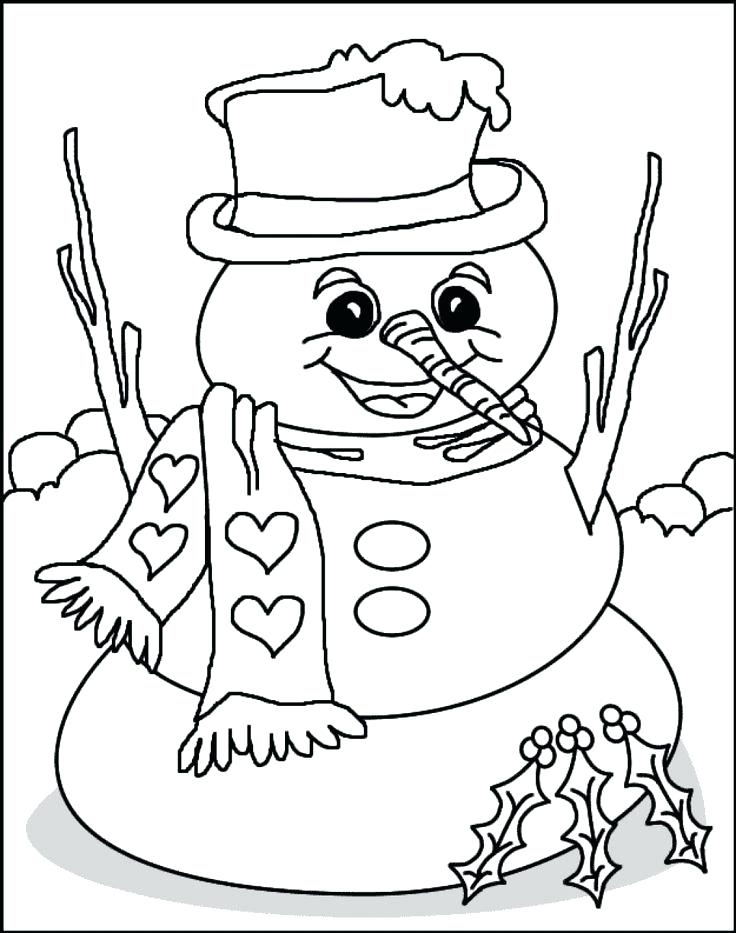 736x933 Snowman Printable Coloring Pages Printable Snowman Coloring Pages