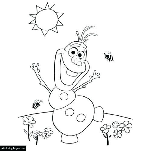 500x500 Coloring Pages Snowman Coloring Pages Frozen Frozen Snowman