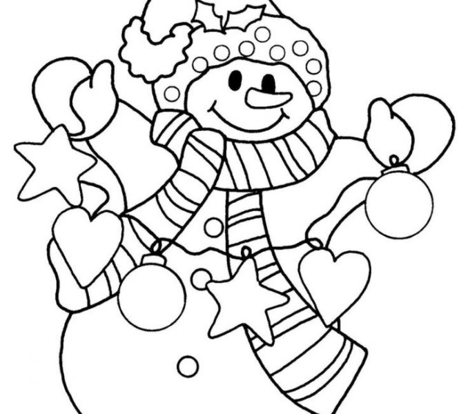 678x600 Colouring Pages Of Snowman Enchanting Snowman Coloring Page