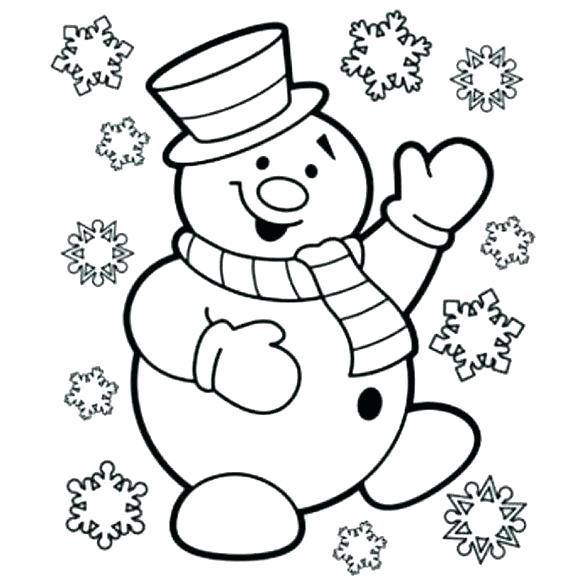580x580 Frosty The Snowman Coloring Frosty The Snowman Coloring Picture