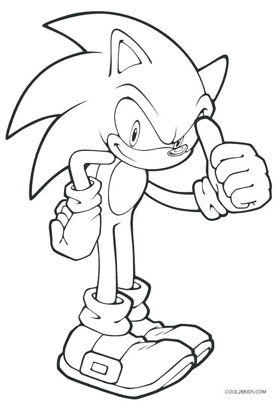 549x800 Sonic Unleashed Coloring Pages
