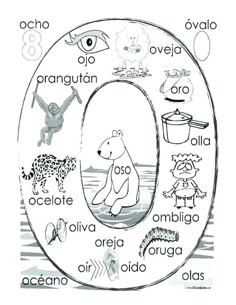 463x600 Spanish Coloring Page Coloring Books And Alphabet Coloring Pages O