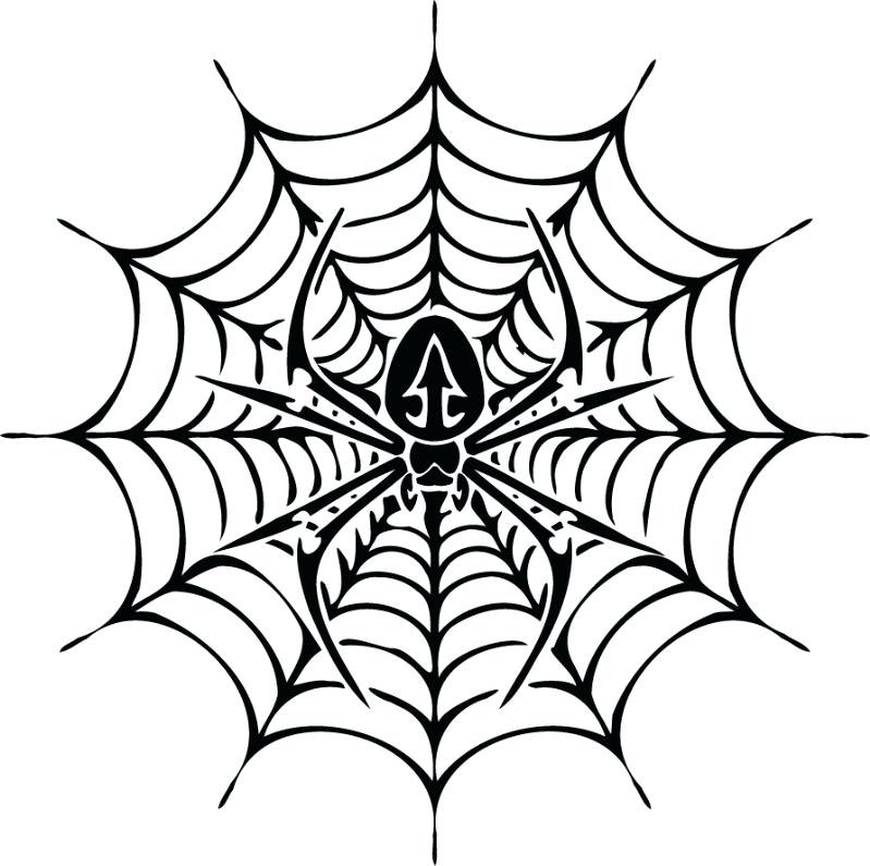 799x795 Printable Spider Web Coloring Pages For Kids Free Spider Web