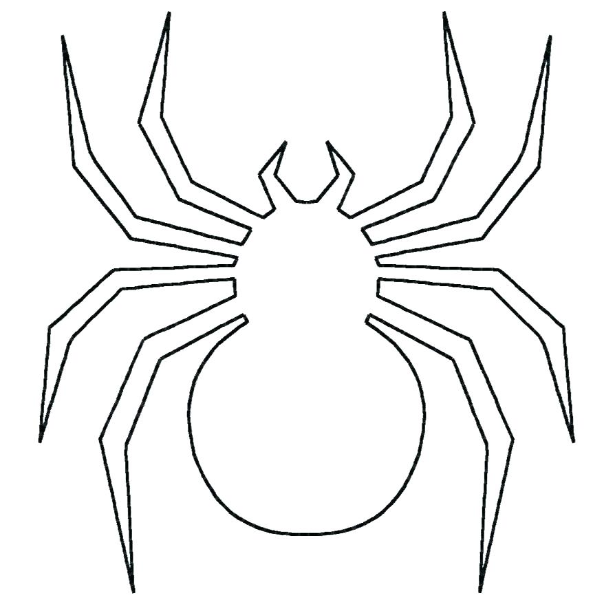 878x878 Free Spider Coloring Pages B Spider Coloring Page Free Pages