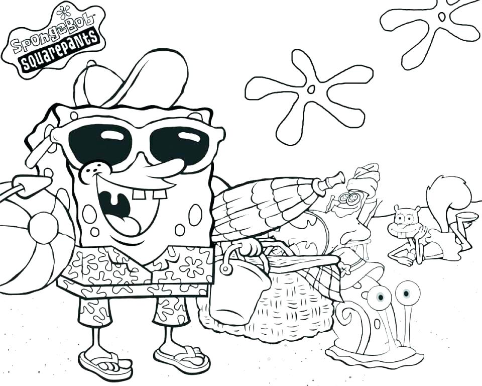 960x768 Free Coloring Pages Spongebob Free Coloring Pages Great Coloring