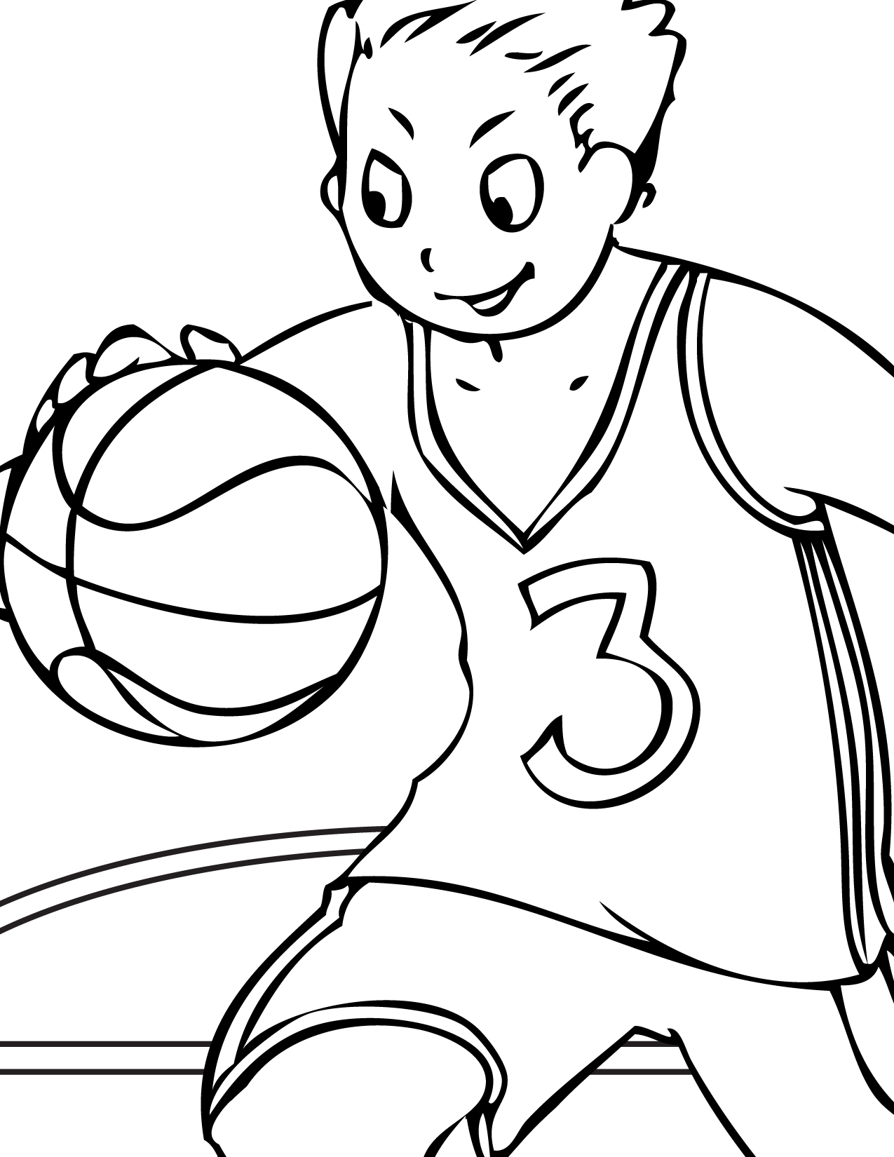Free Sports Coloring Pages