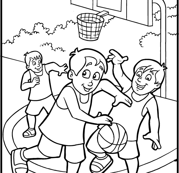 621x600 Free Sports Coloring Sheets Free Sports Coloring Pages