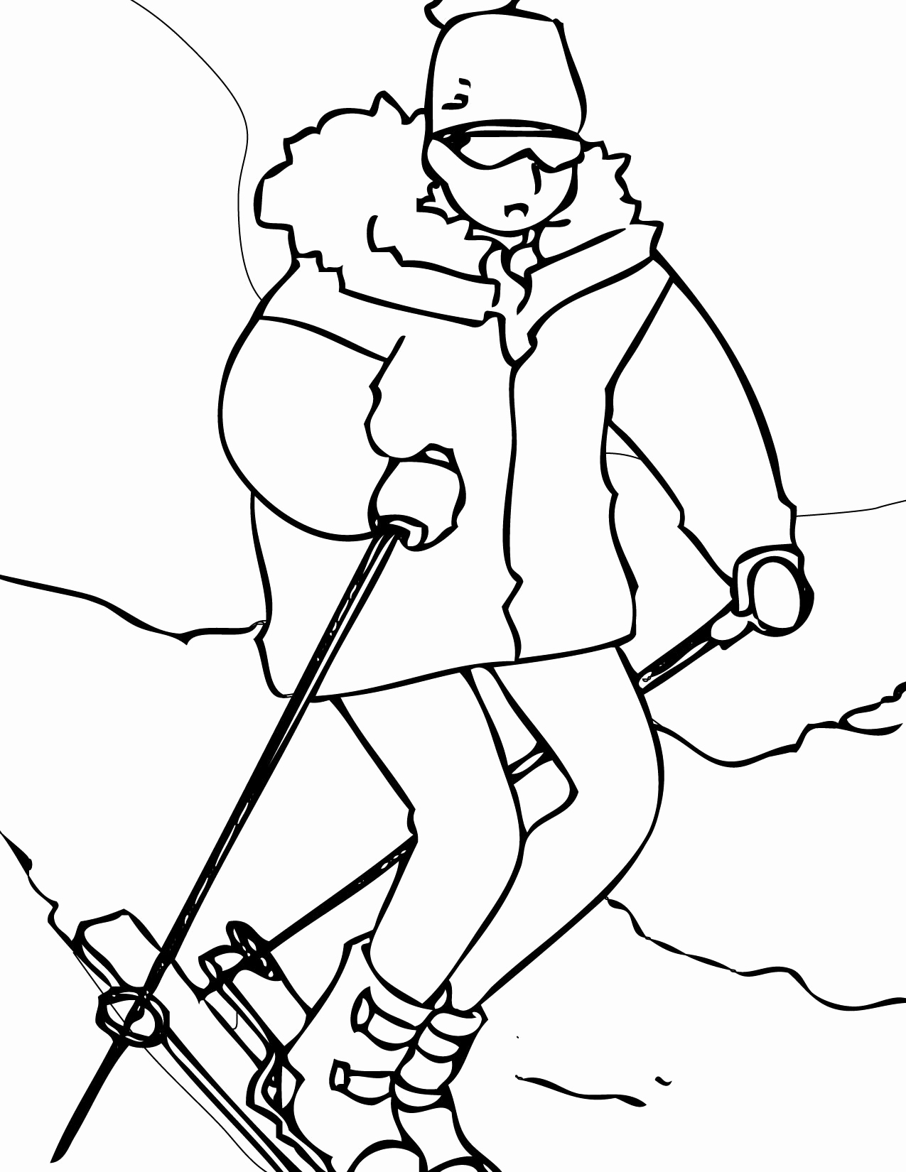 1275x1650 Winter Coloring Pages Free Printable Luxury Shrewd Winter Sports