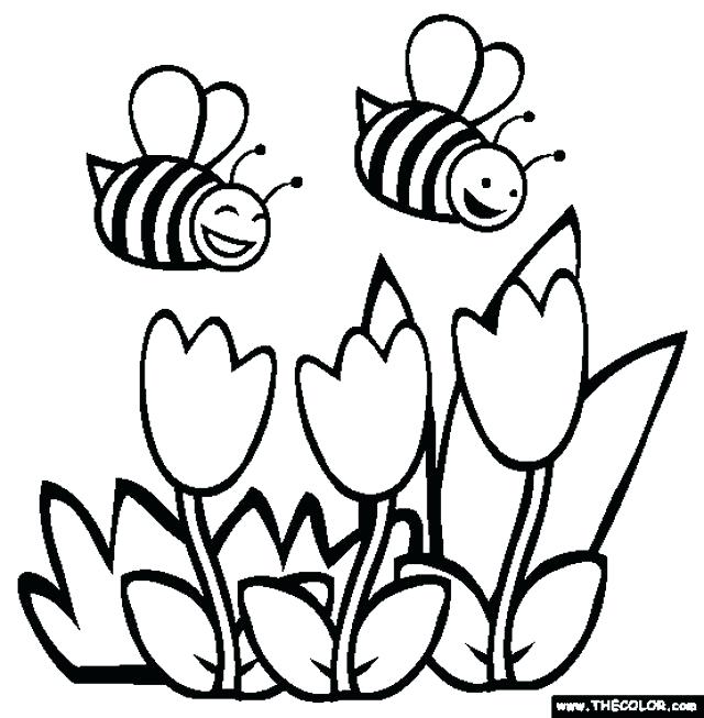 640x653 Spring Coloring Pages Printable Printable Coloring Pages Free