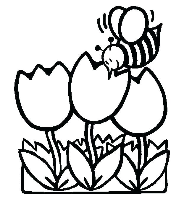 622x674 Free Printable Spring Colouring Sheets Free Spring Color Sheets