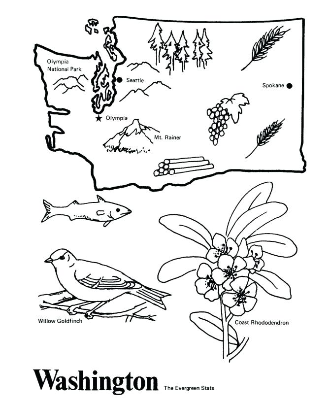 670x820 Washington State Coloring Pages State Coloring Pages Best Free