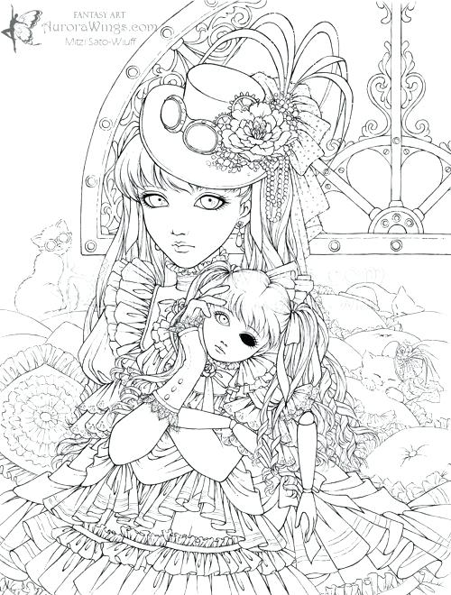 500x660 Printable Anime Coloring Pages Anime Printable Coloring Pages Free