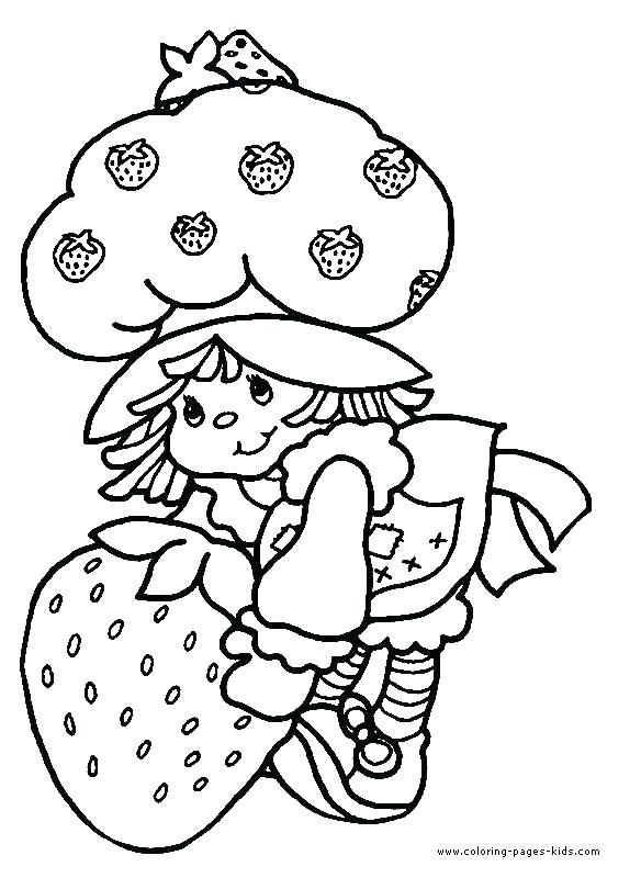 584x800 Free Strawberry Shortcake Coloring Pages Strawberry Shortcake