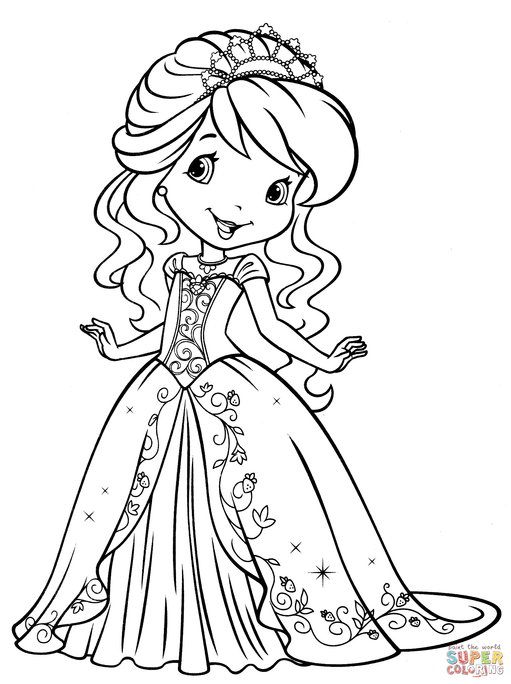 1646x2200 Strawberry Shortcake Coloring Pages Lovely Strawberry Shortcake
