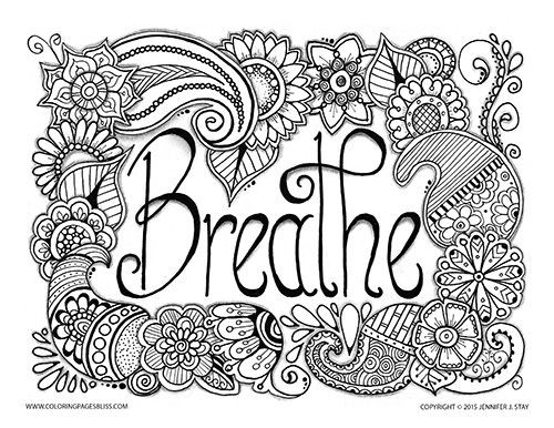 Free Stress Relief Coloring Pages at GetDrawings | Free download