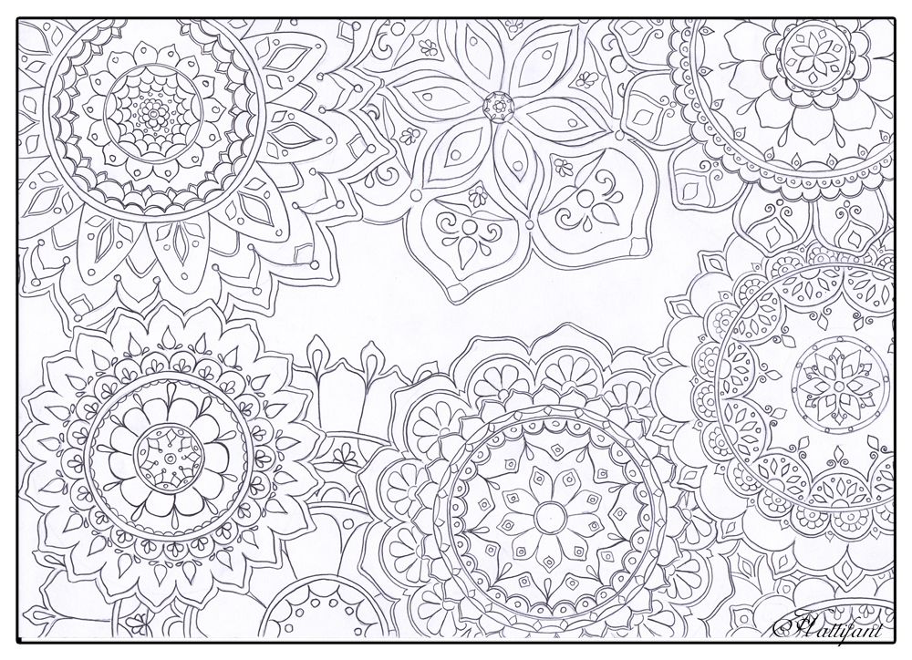 1000x724 Stress Relief Mandala Flowers