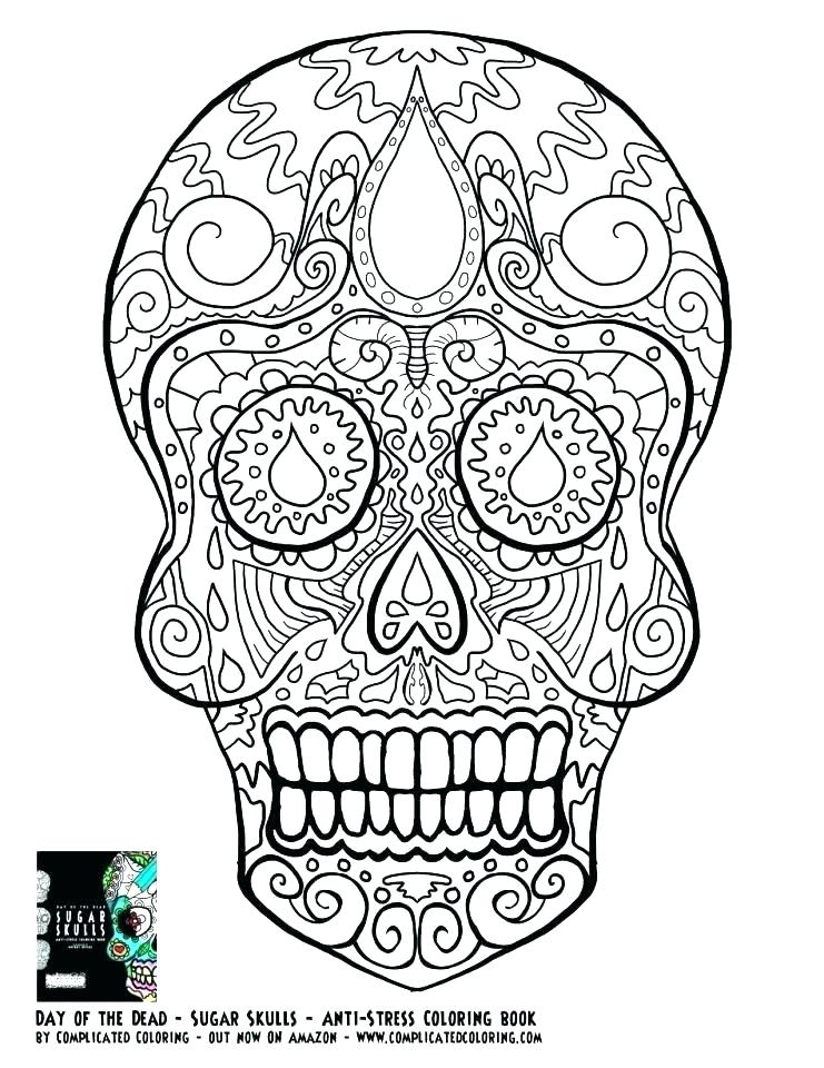 741x960 Sugar Skull Coloring Pages Pdf Free Download Free Sugar Skull