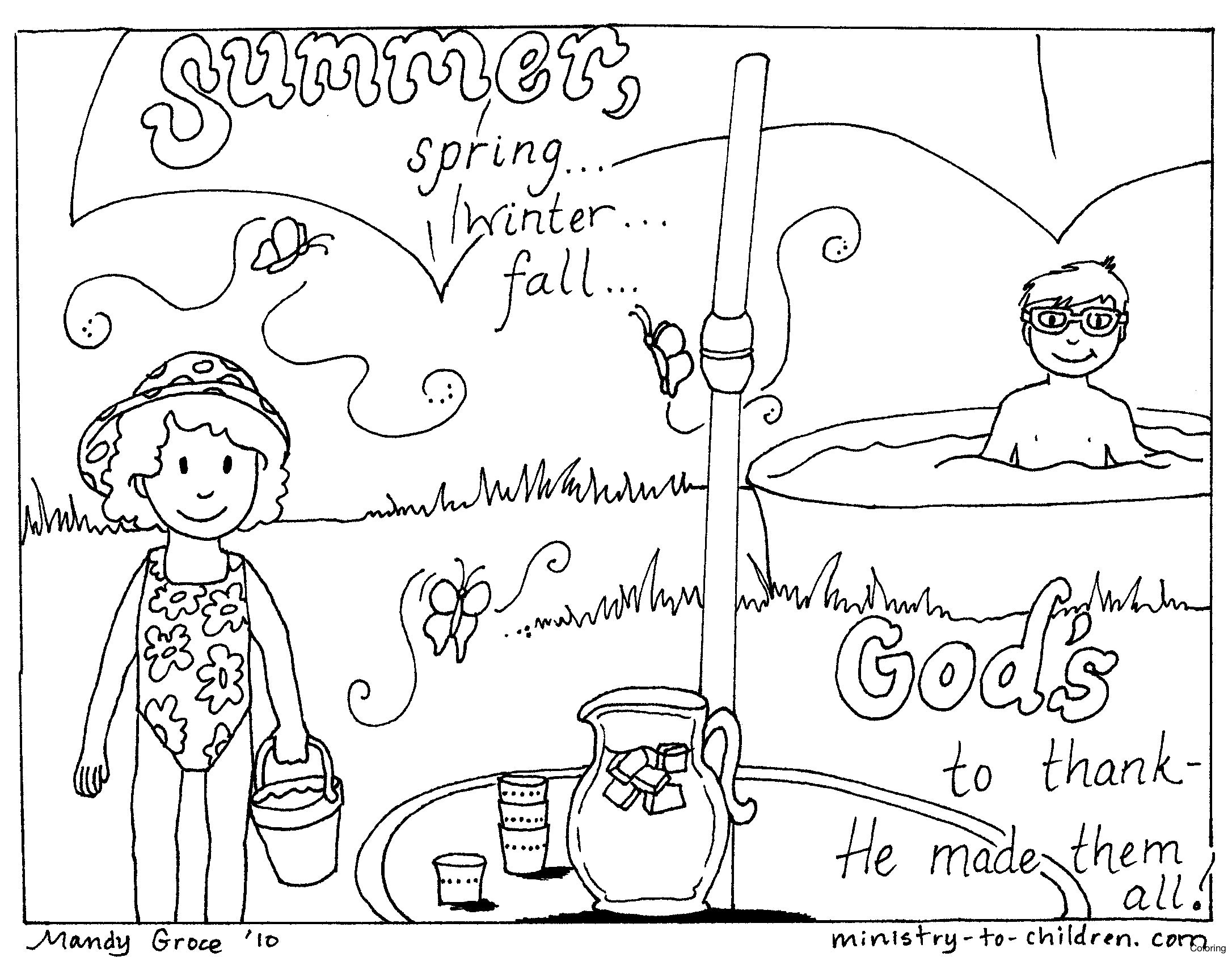 2172x1688 Summer Coloring Pages For Toddlers New Free Summer Coloring Pages