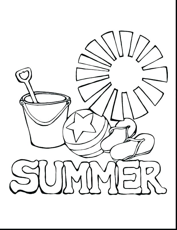 618x806 Summer Coloring Page Fun Free Printable Summer Coloring Pages