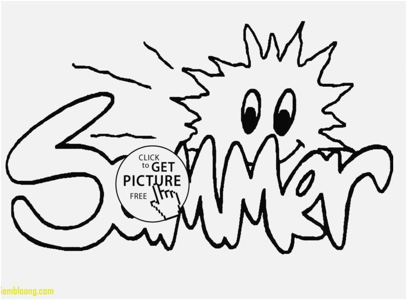 827x609 The Perfect Image Coloring Pages Printable Summer Popular